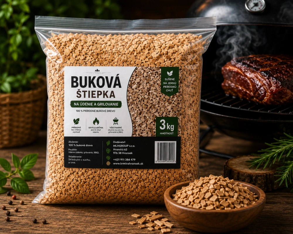 Buková štiepka na údenie a grilovanie 2 x 3 kg
