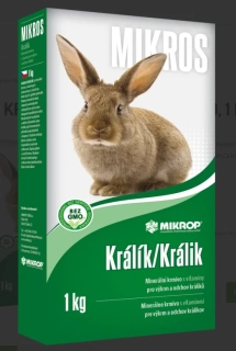 Mikros Králik, vitamínové krmivo, 1 kg